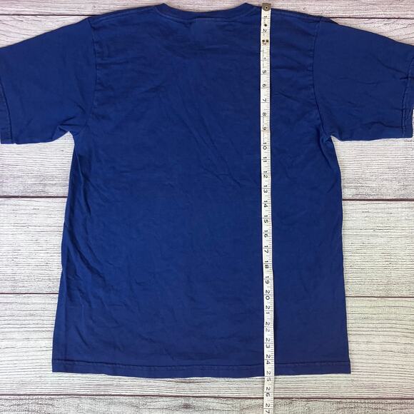 Vintage 1990s Nike Silver Tag Navy Blue Essential T-shirt - Picture 6 of 7